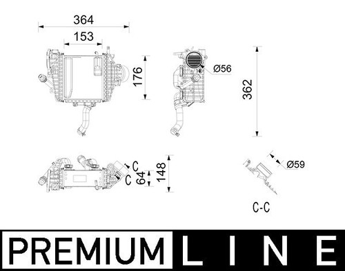 Mahle ladeluftkühler für - mahle,